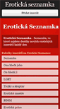 Mobile Screenshot of eroticka-seznamka.cz